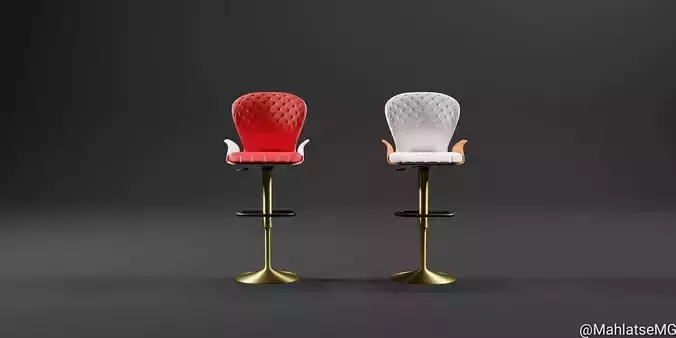 Lux bar chair 3D model