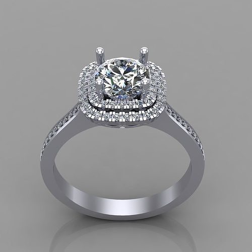 diamond ring 3D print model