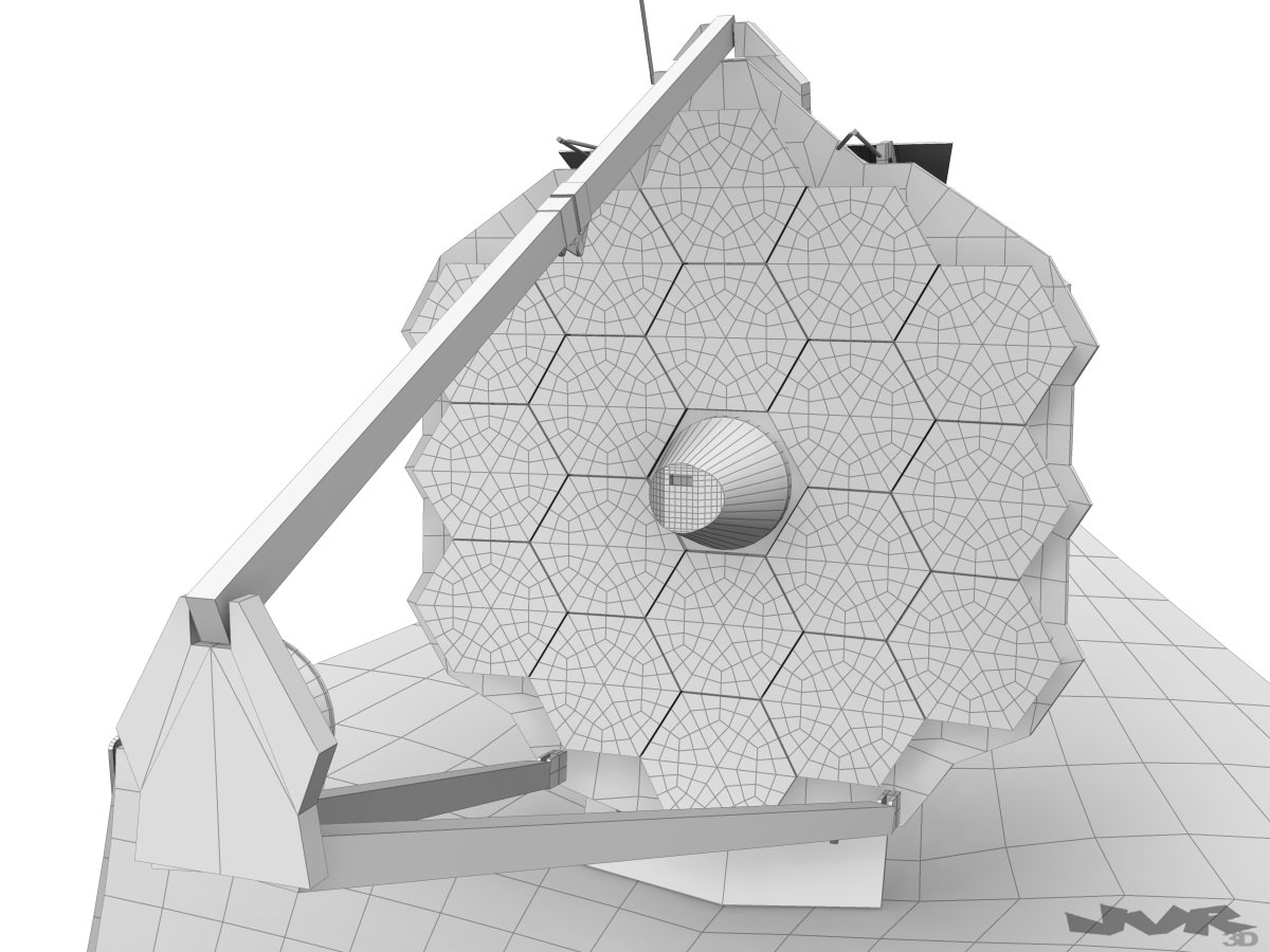 James Webb Spacial Telescope 3D model_14