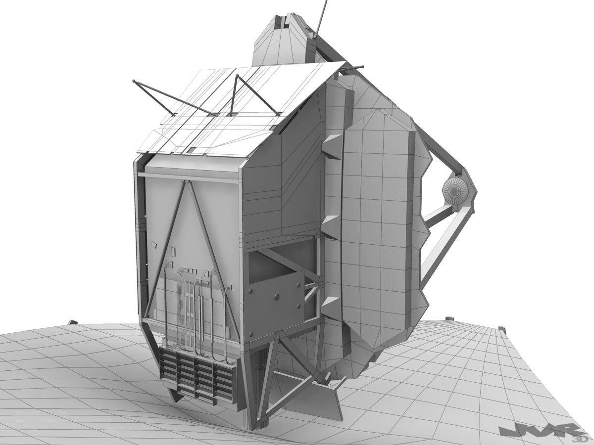 James Webb Spacial Telescope 3D model_10