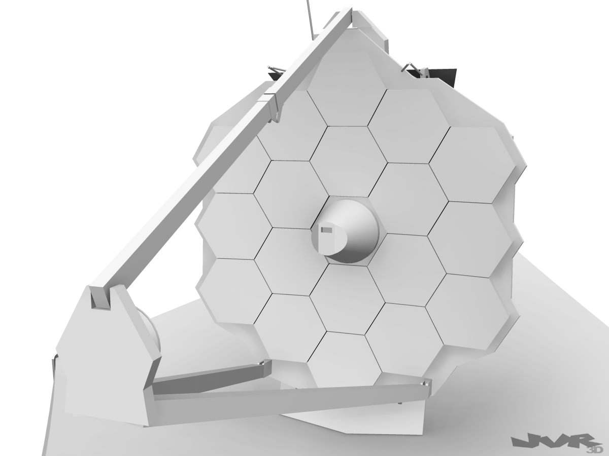 James Webb Spacial Telescope 3D model_13