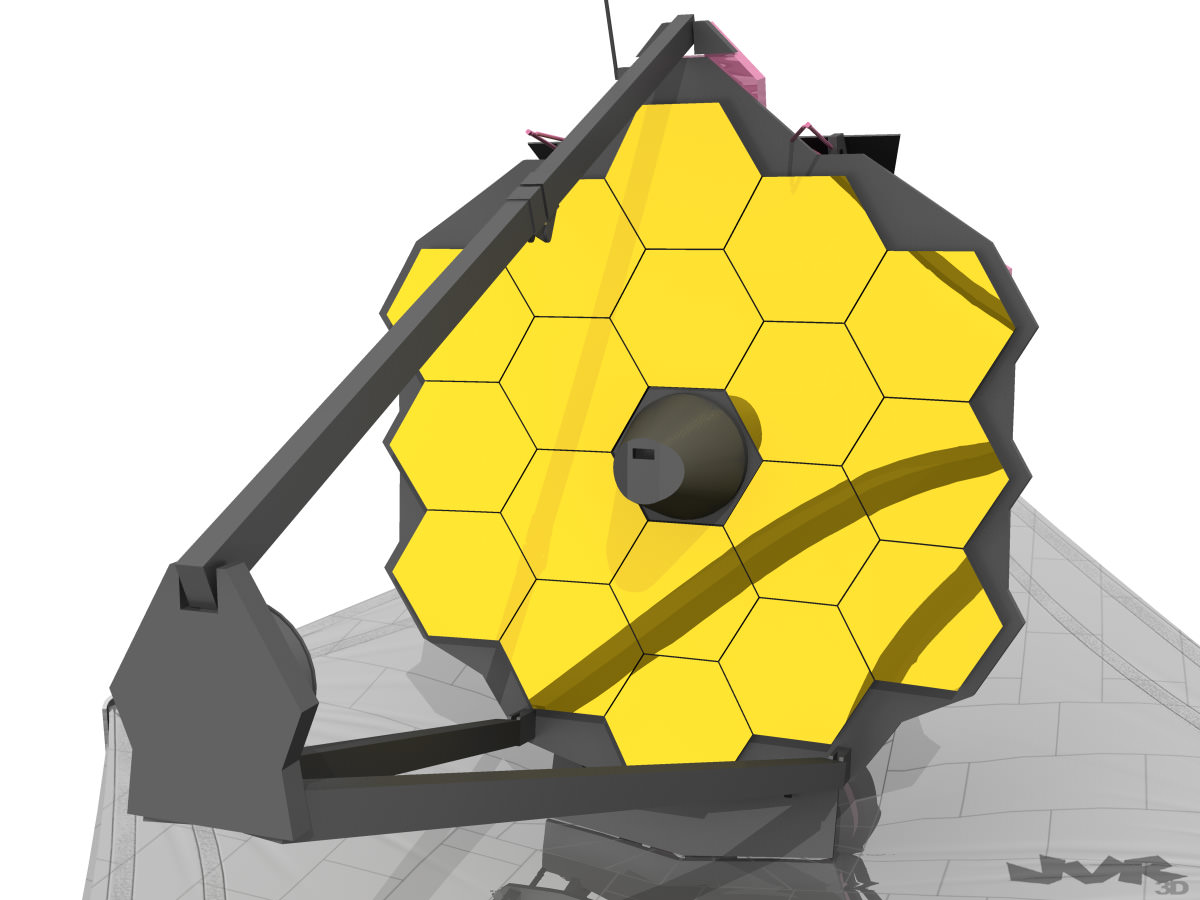 James Webb Spacial Telescope 3D model_6