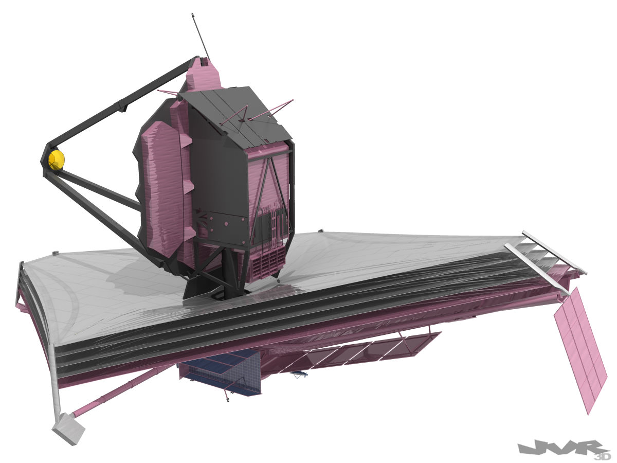 James Webb Spacial Telescope 3D model_1