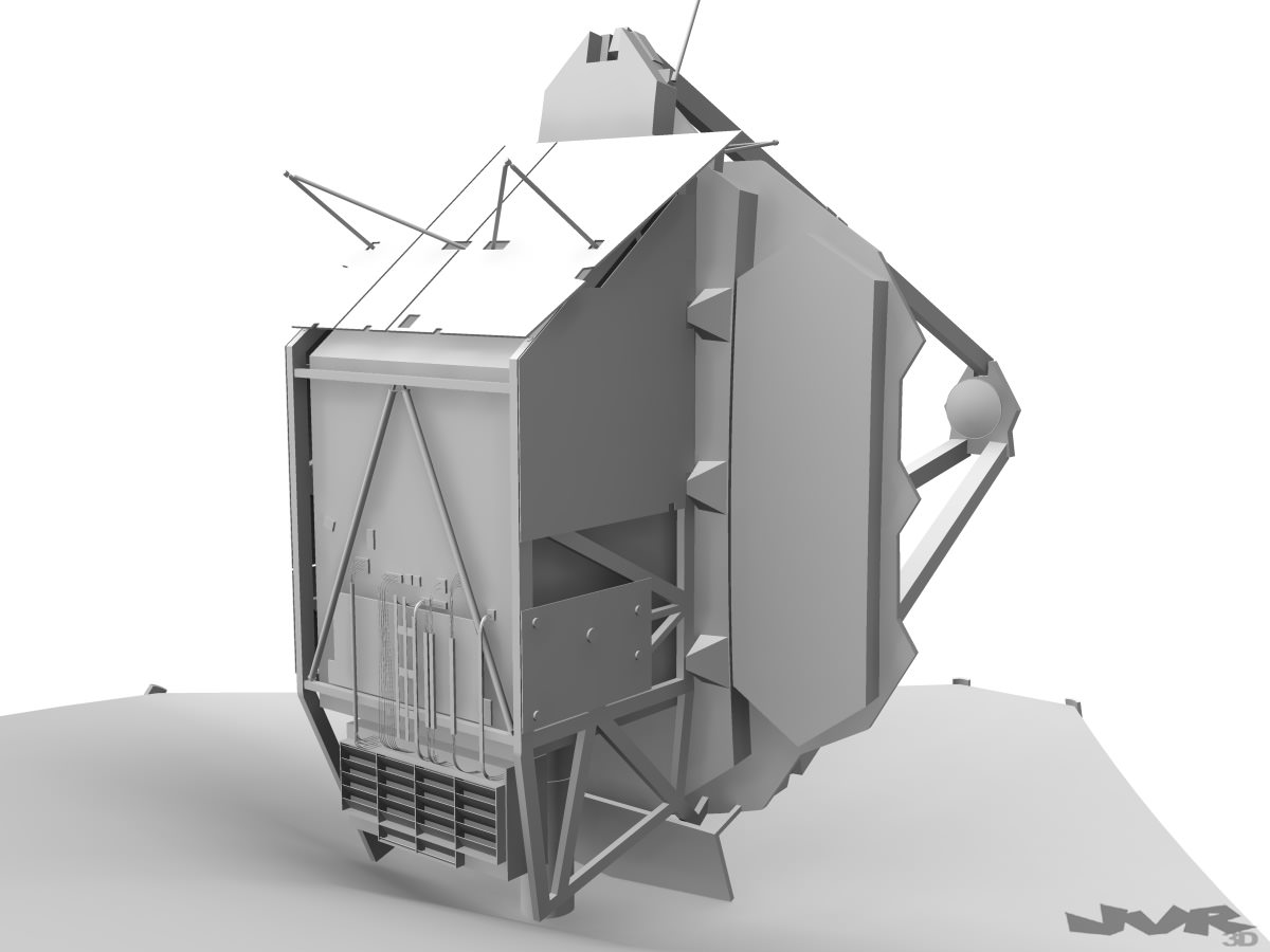 James Webb Spacial Telescope 3D model_9