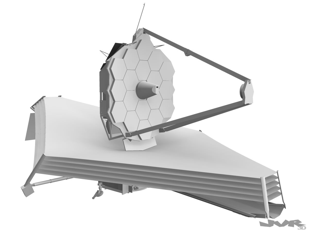 James Webb Spacial Telescope 3D model_8