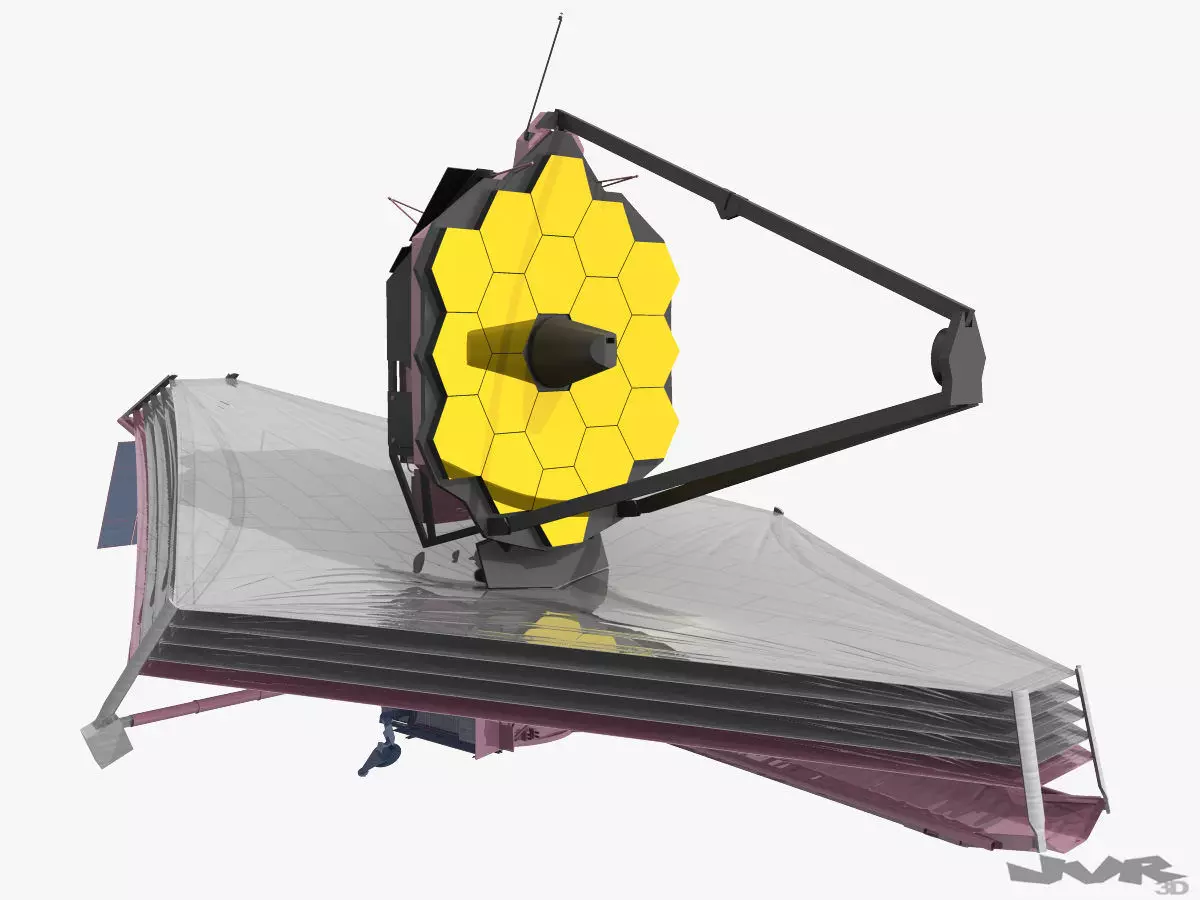 James Webb Spacial Telescope 3D model_0