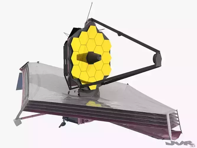 James Webb Spacial Telescope 3D model