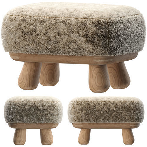 CLIFFORD OTTOMAN 3D model