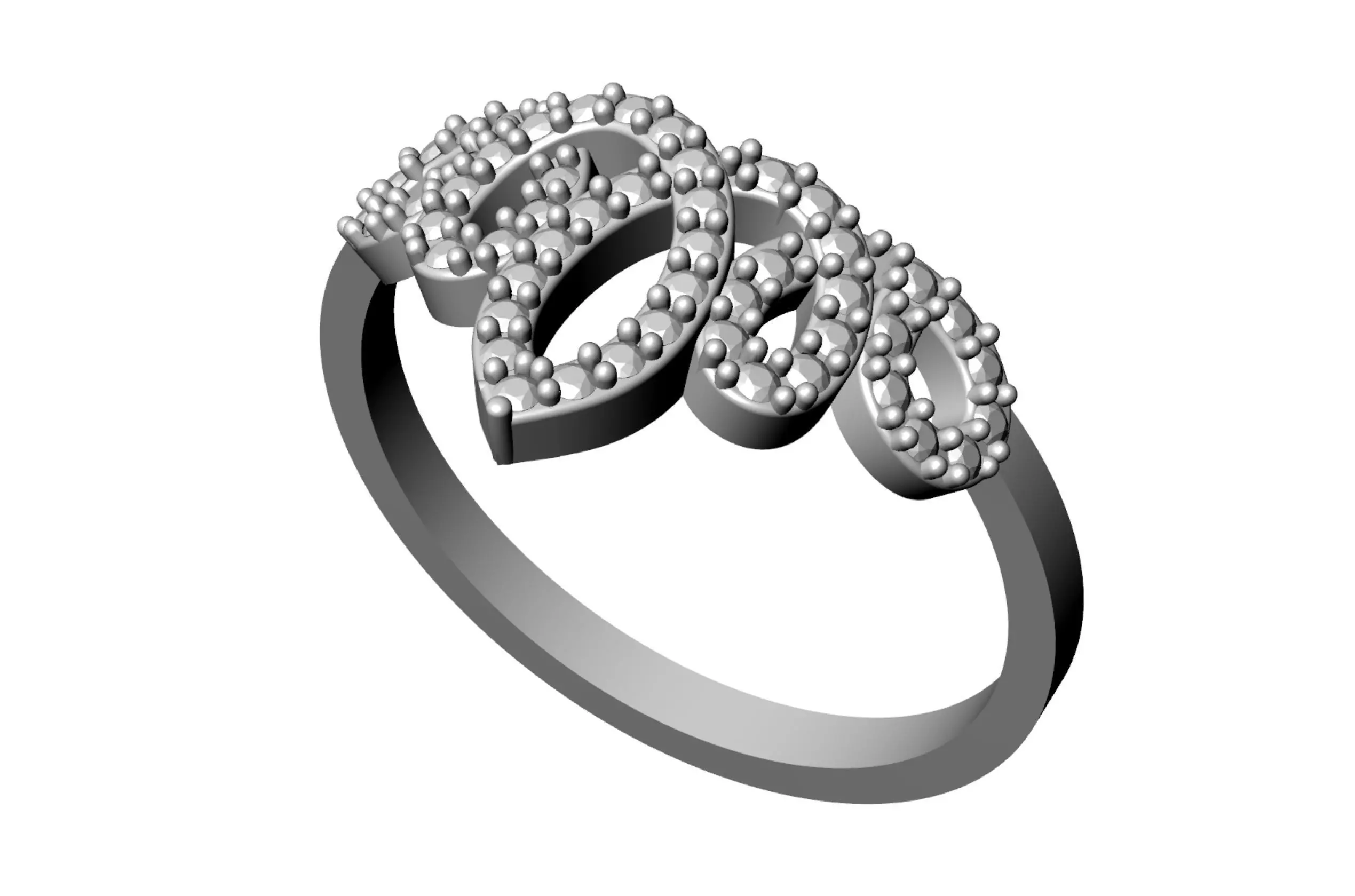 Professional ring model 2301 3D print model