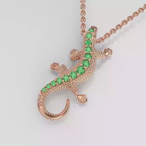 Lizard Pendant