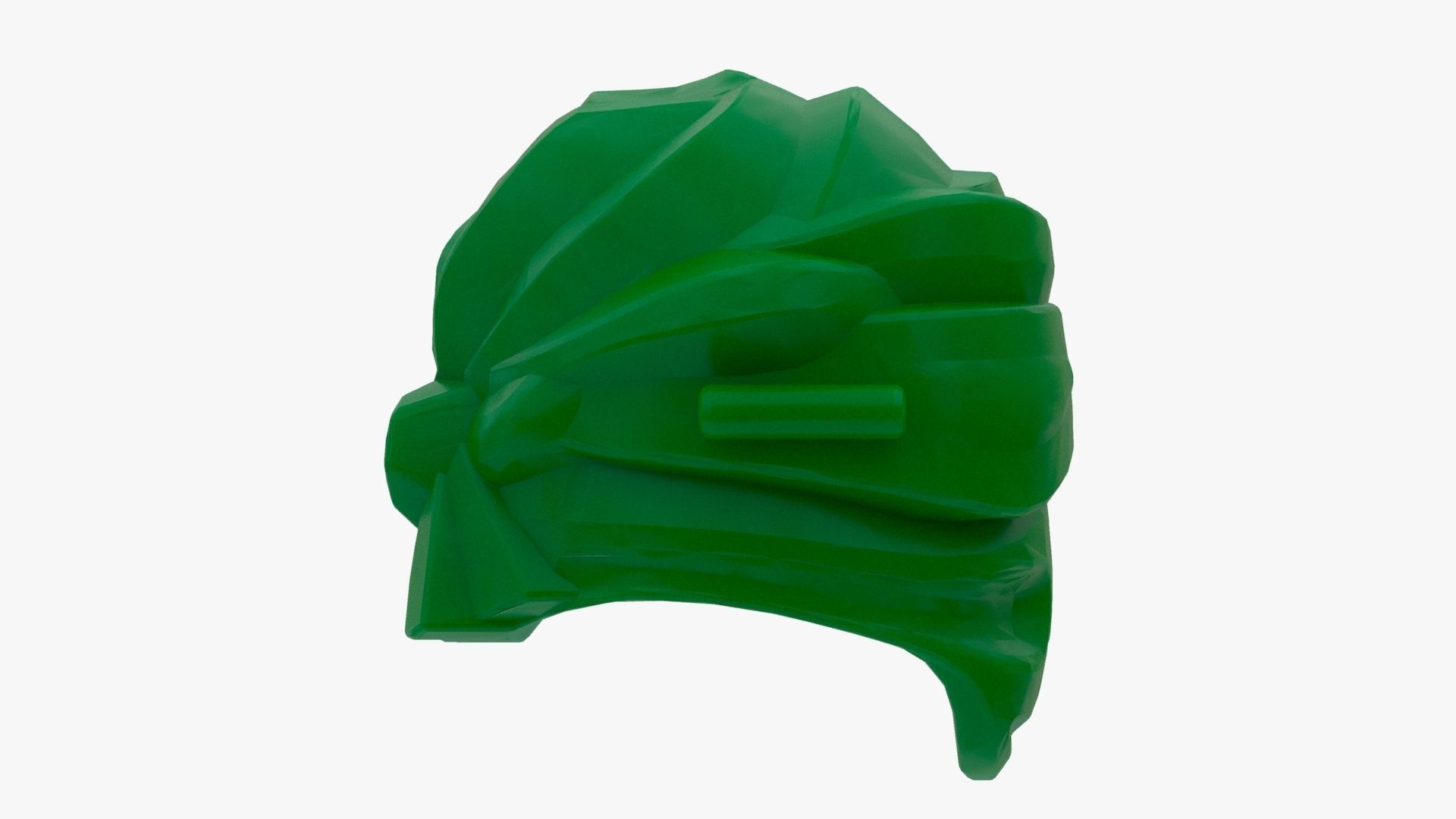 Realsize Lego Ninjago Head Low-poly 3D model_5