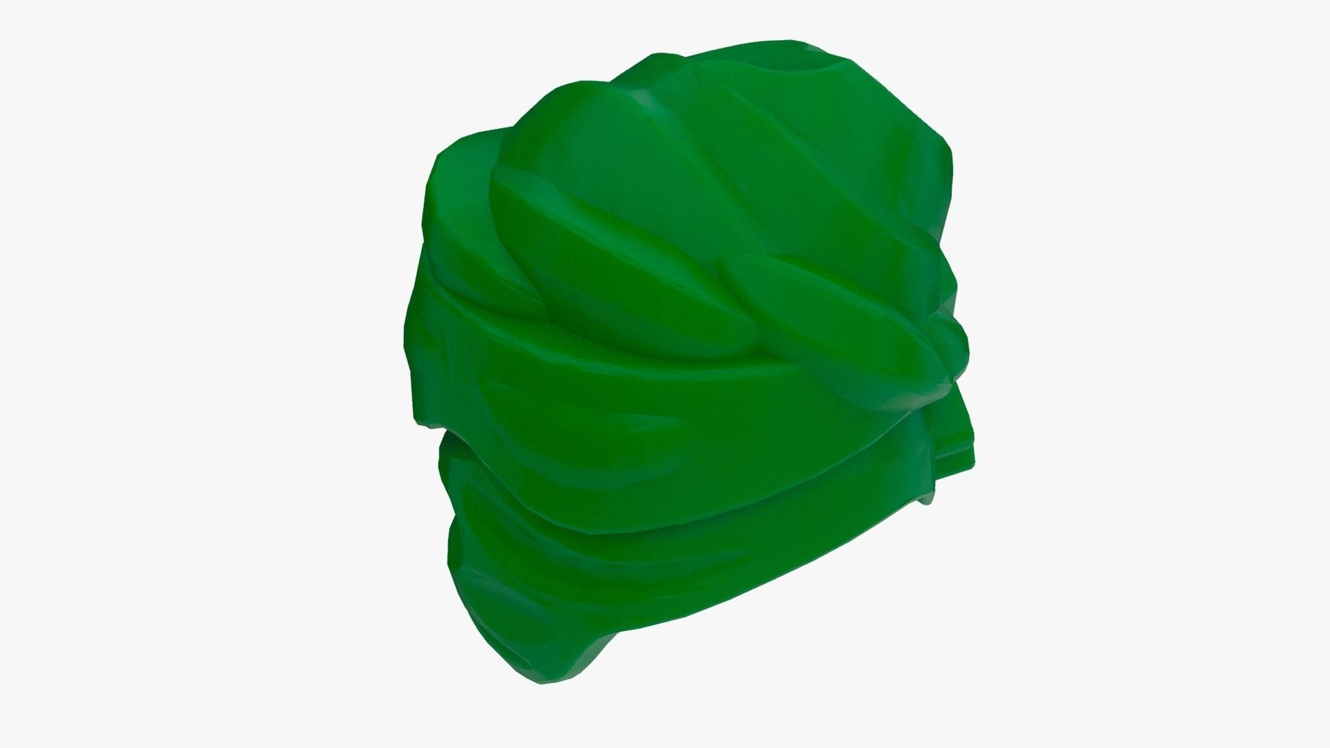 Realsize Lego Ninjago Head Low-poly 3D model_8