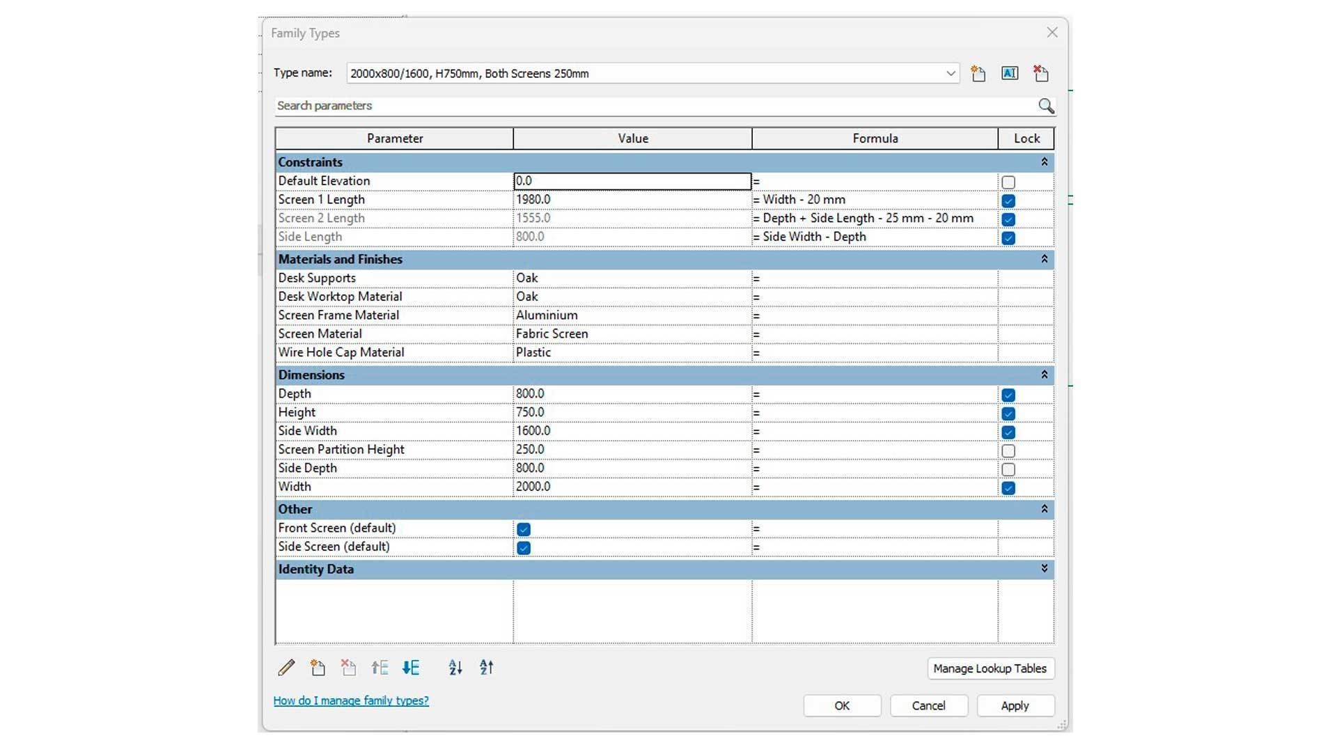 L Shaped Office Desk 3D model_5