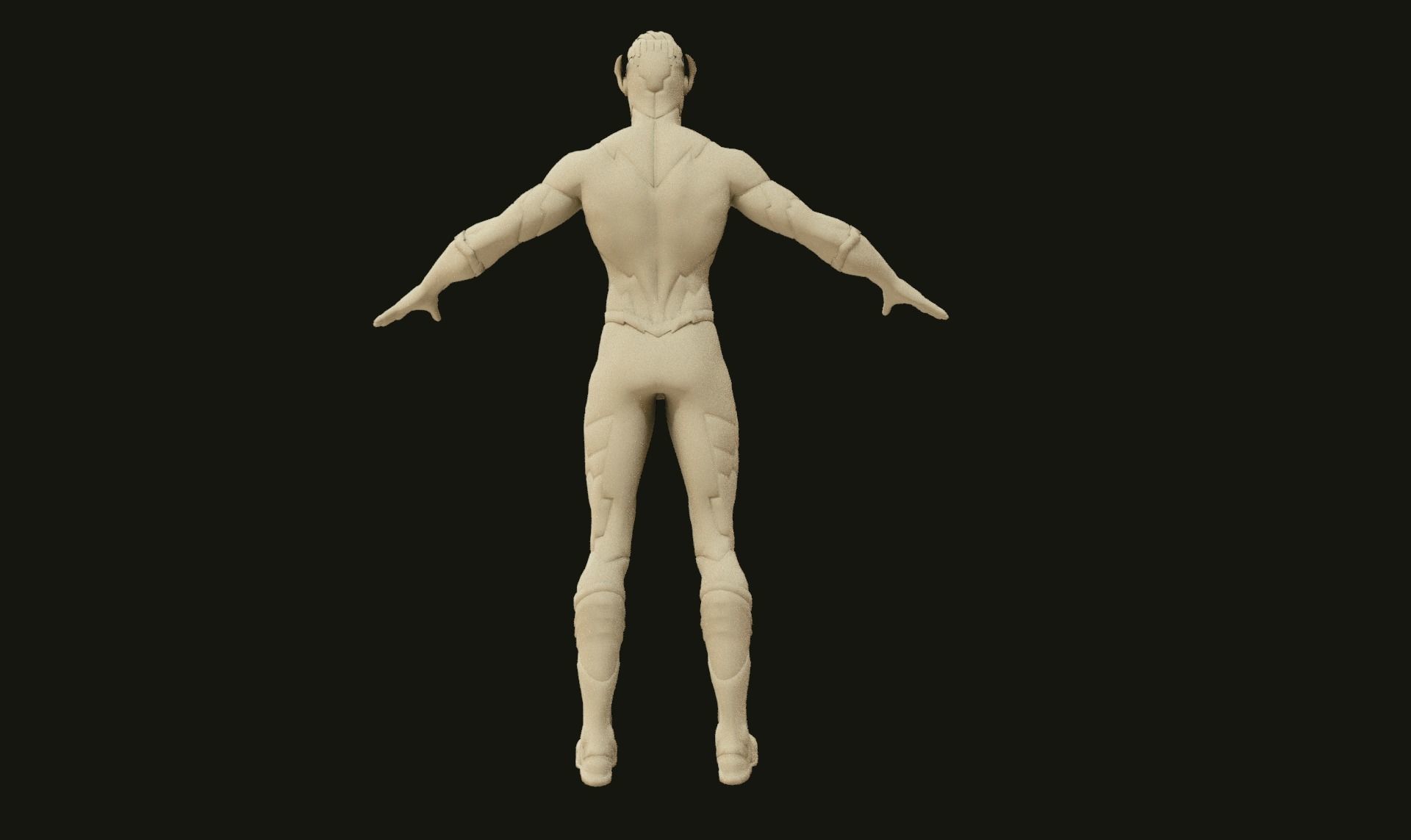 Kid Flash 3D model rigged | CGTrader
