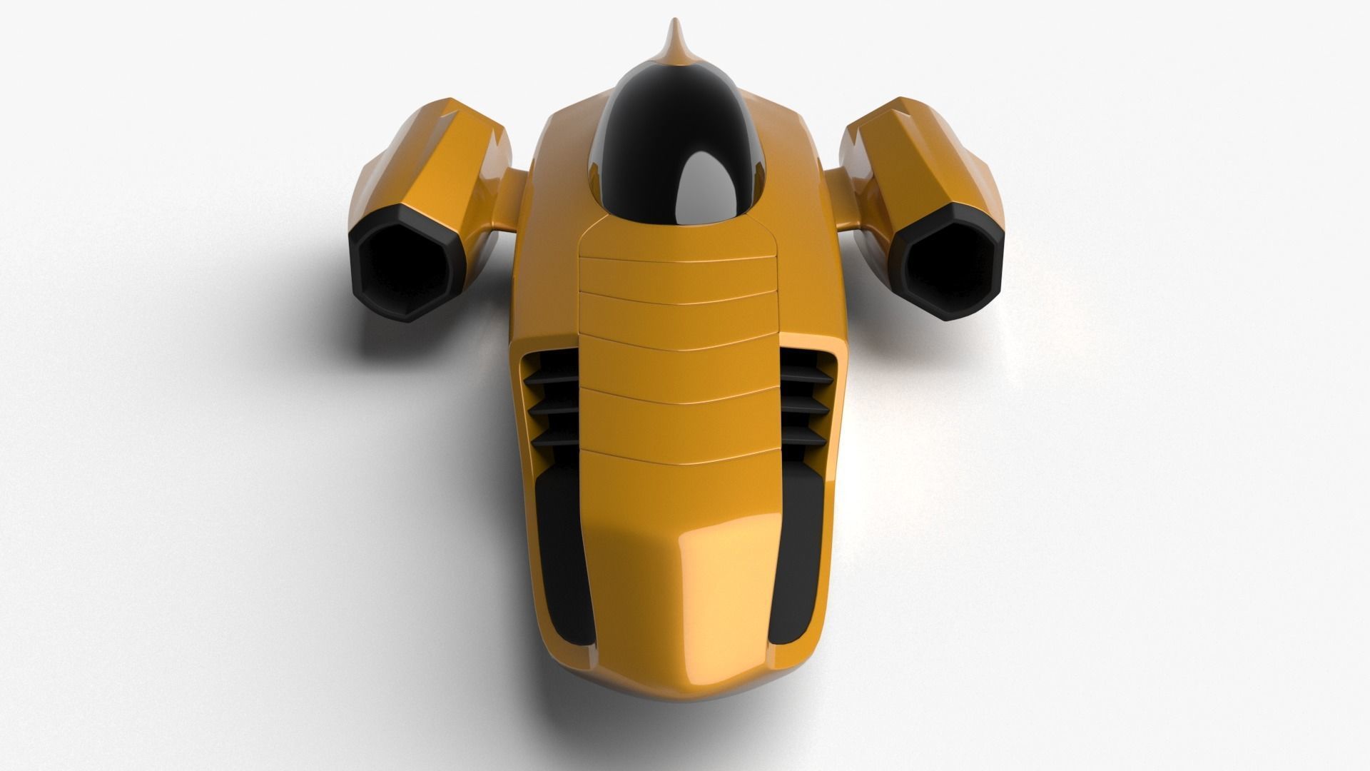 Racing Spaceship Polaris 3D model_7