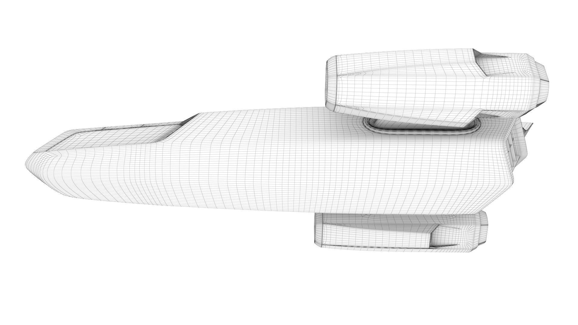 Racing Spaceship Polaris 3D model_19