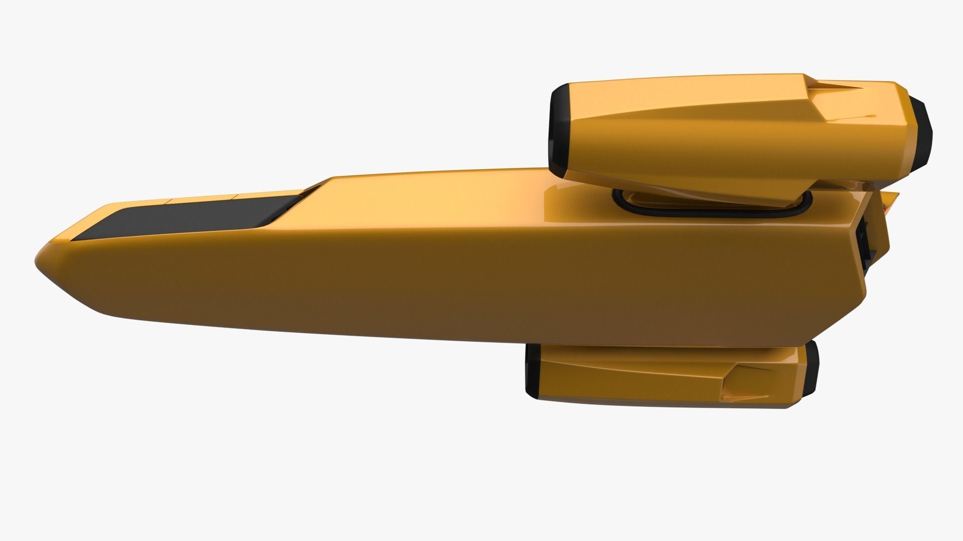 Racing Spaceship Polaris 3D model_9