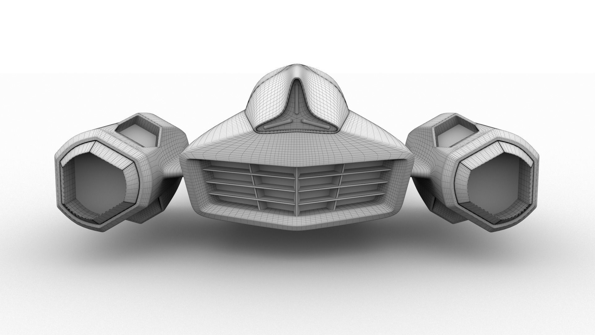 Racing Spaceship Polaris 3D model_14