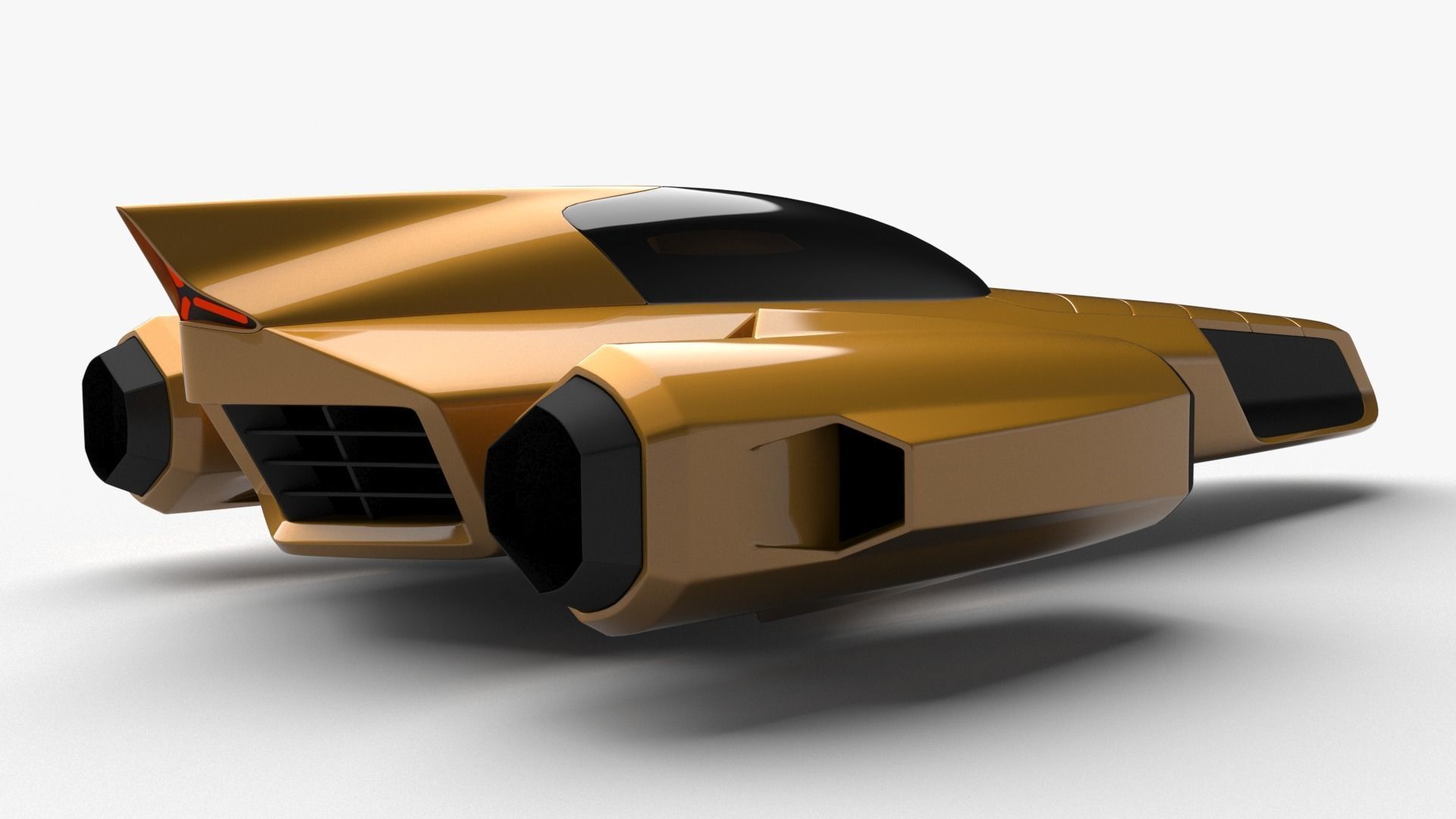Racing Spaceship Polaris 3D model_5