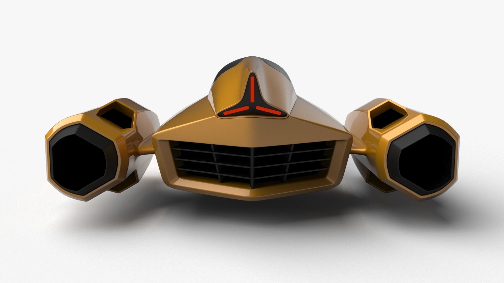 Racing Spaceship Polaris 3D model_4