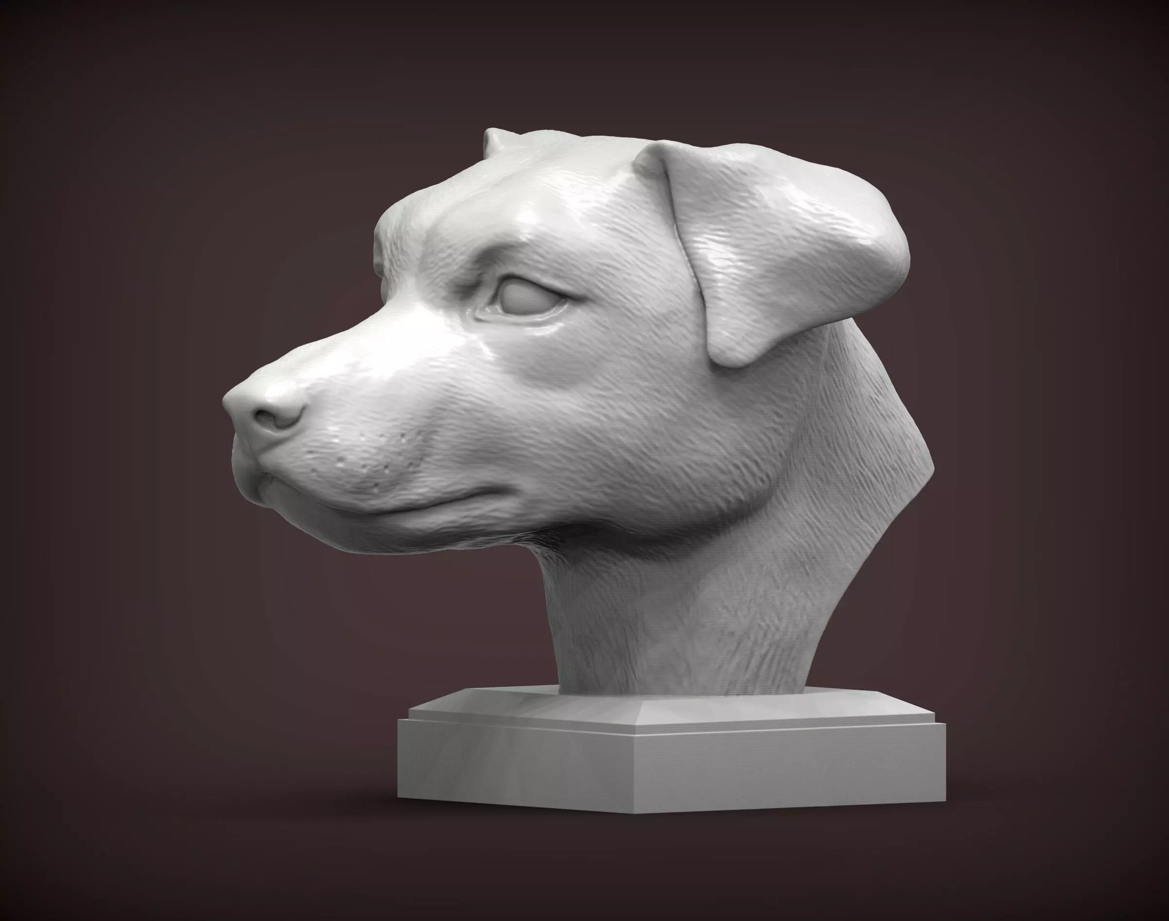 Jack Russell Terrier 3D print model_0
