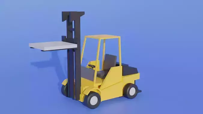 Forklift Game Asset