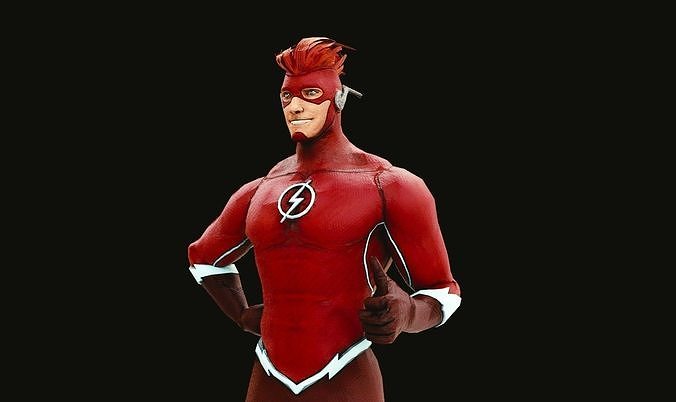 wally west 3D model
