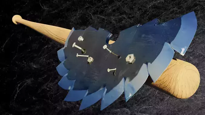 POST APOCALYPTIC MELEE WEAPON BAT