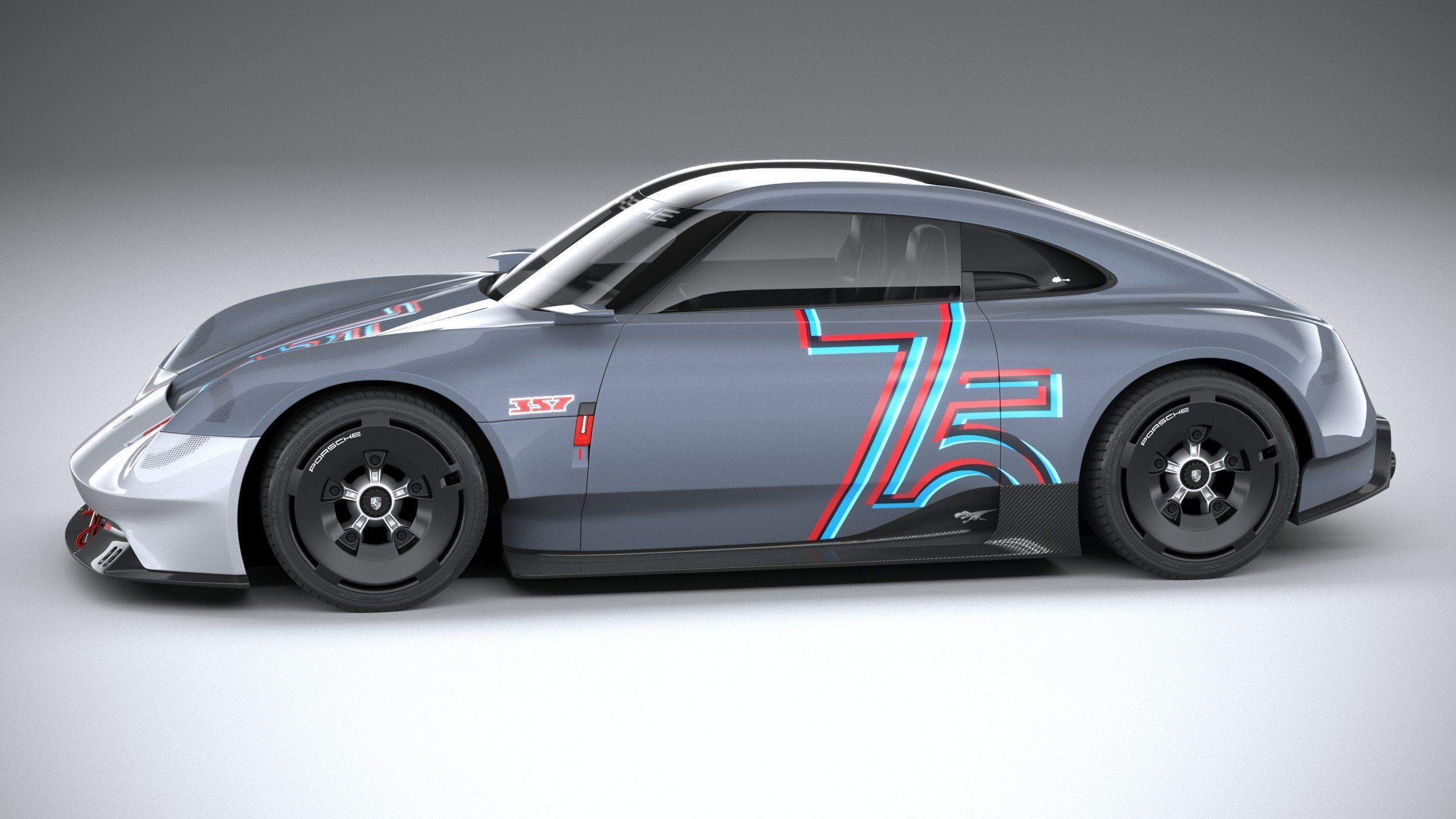 Porsche Vision 357 Concept 2023 3D model_8