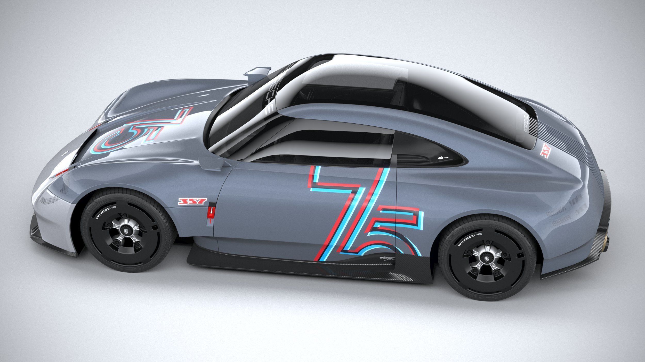 Porsche Vision 357 Concept 2023 3D model_9