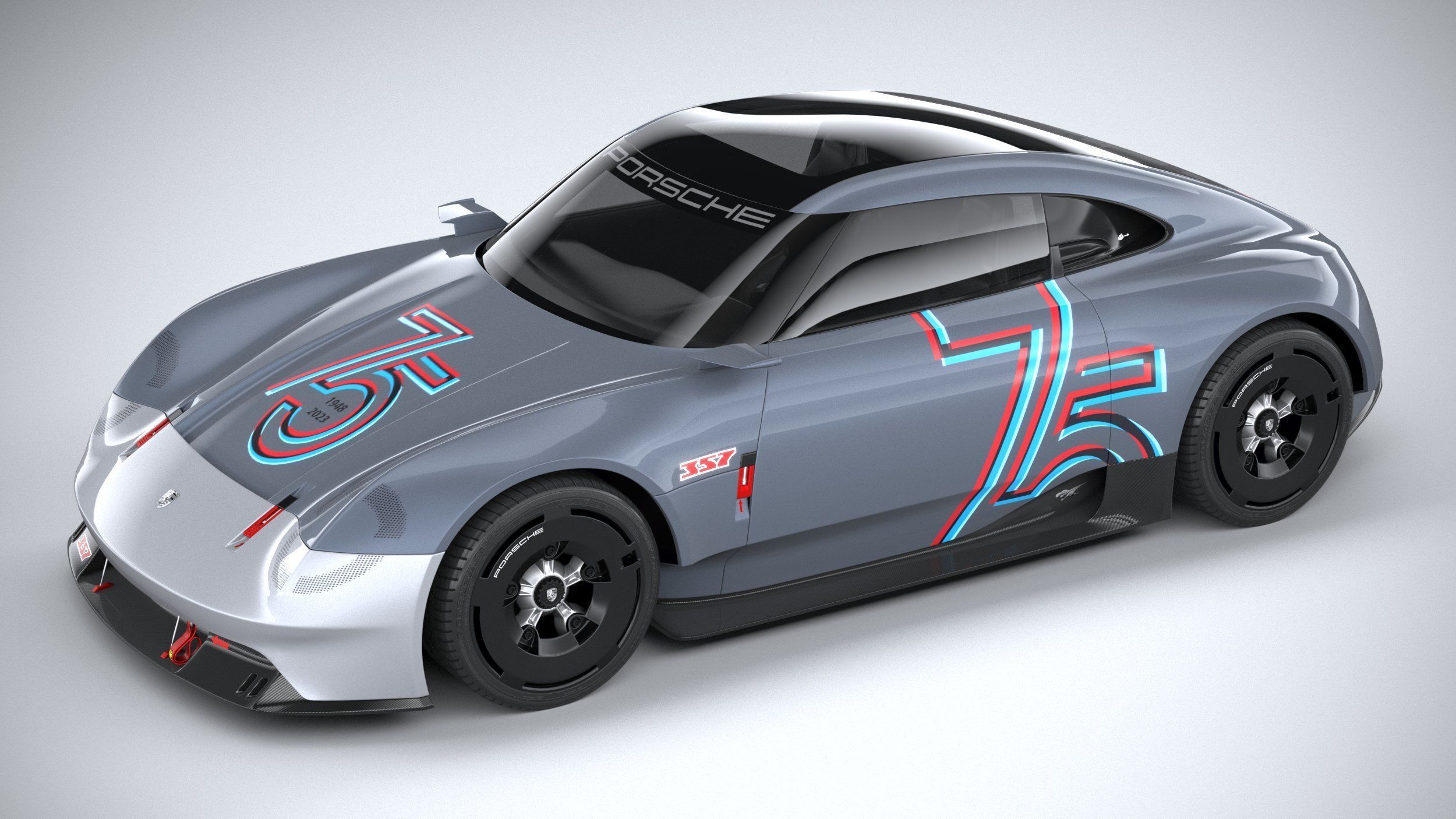 Porsche Vision 357 Concept 2023 3D model_7