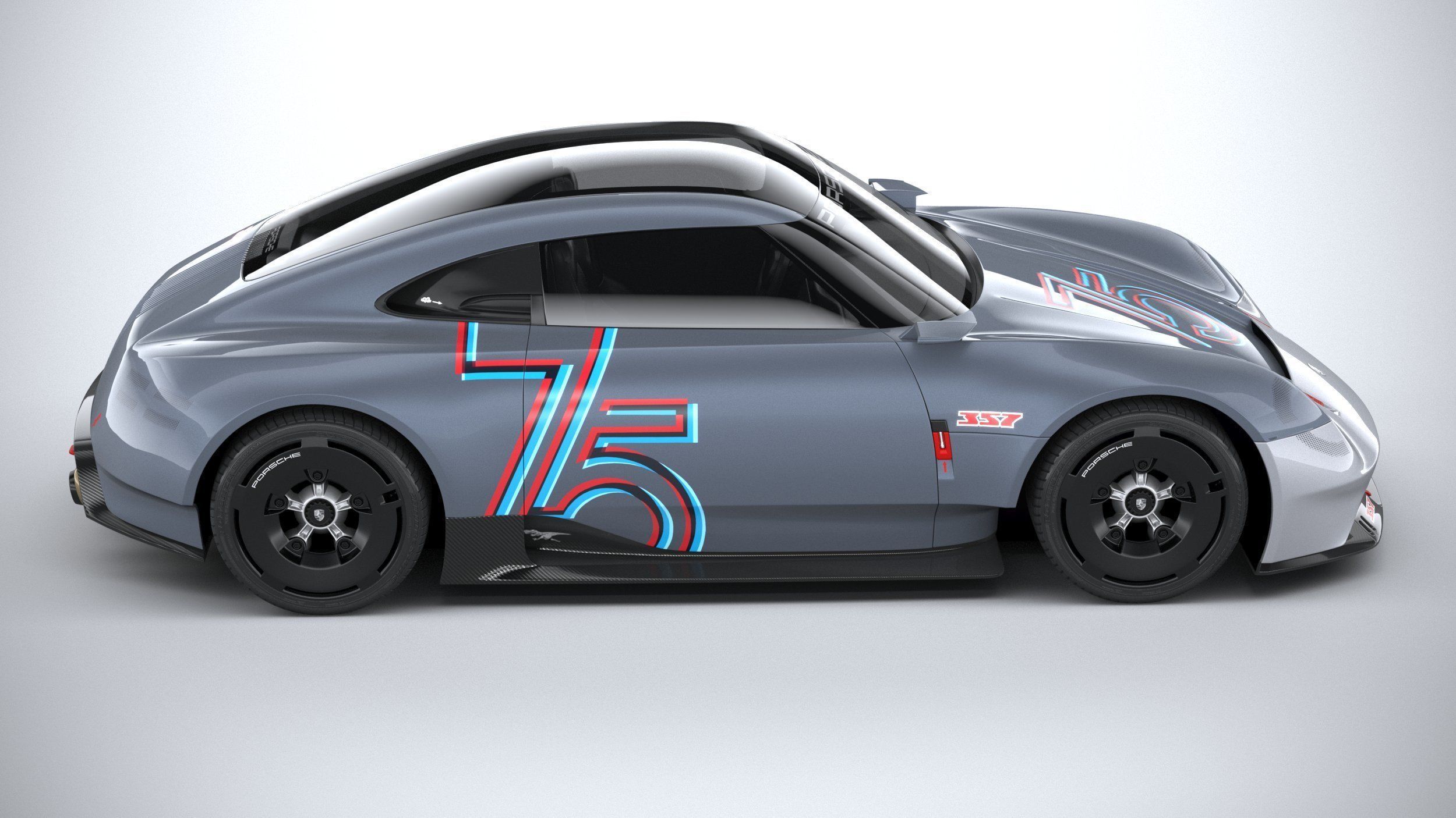 Porsche Vision 357 Concept 2023 3D model_11