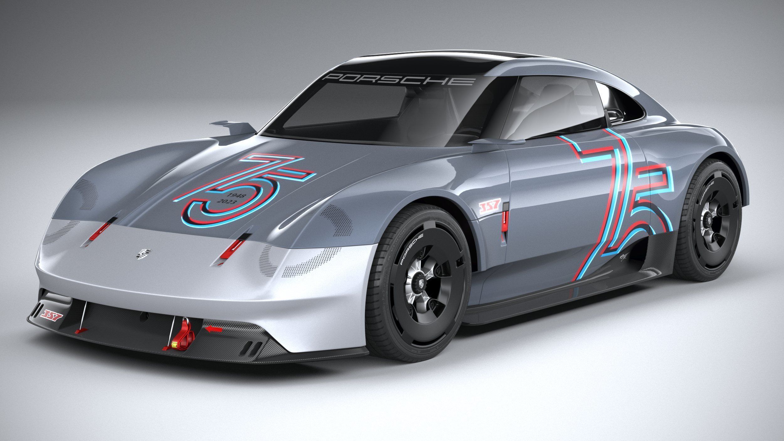 Porsche Vision 357 Concept 2023 3D model_1