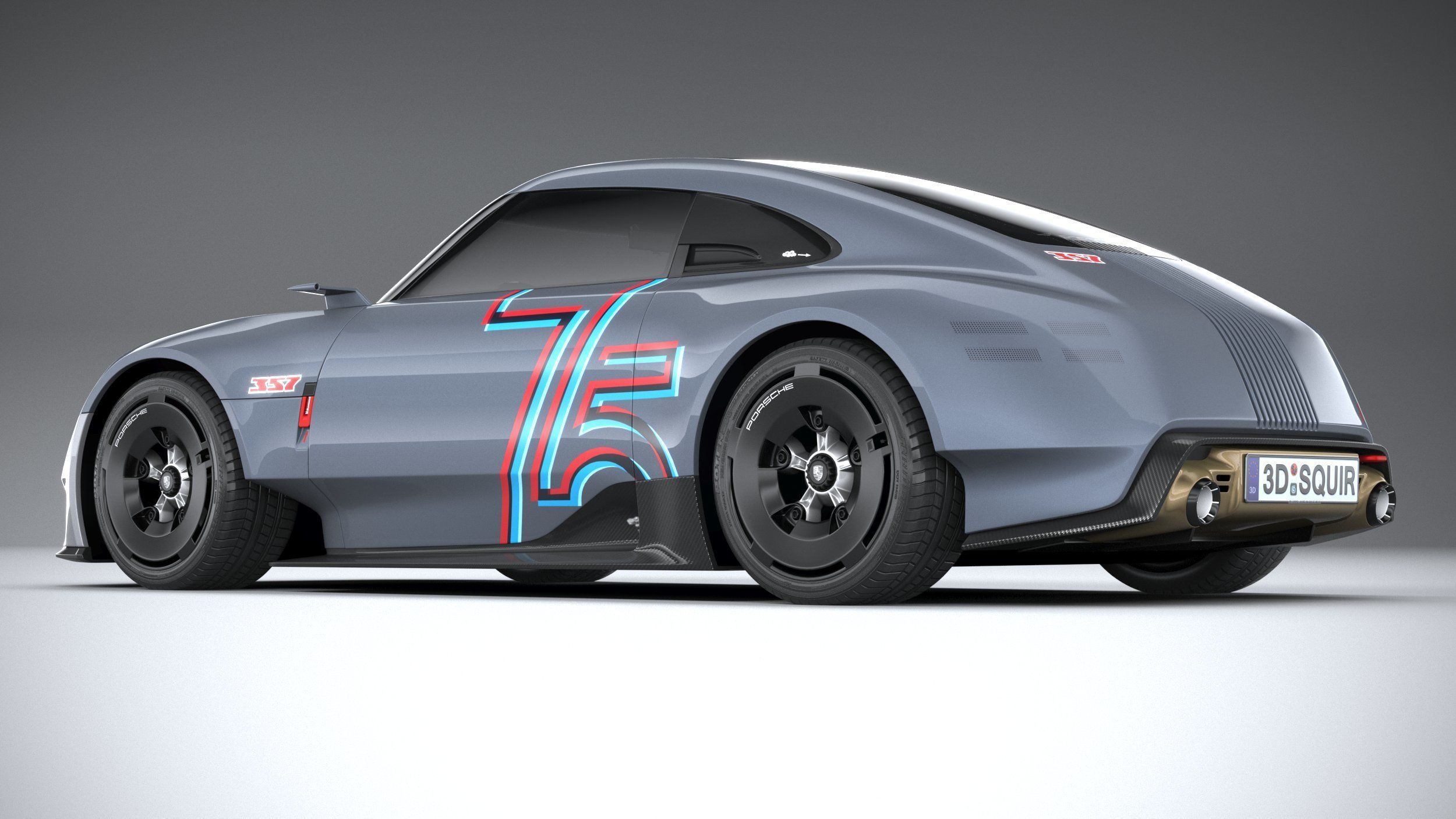 Porsche Vision 357 Concept 2023 3D model_5