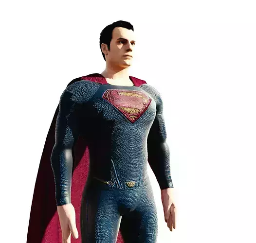 Superman 3D model figure 3D model