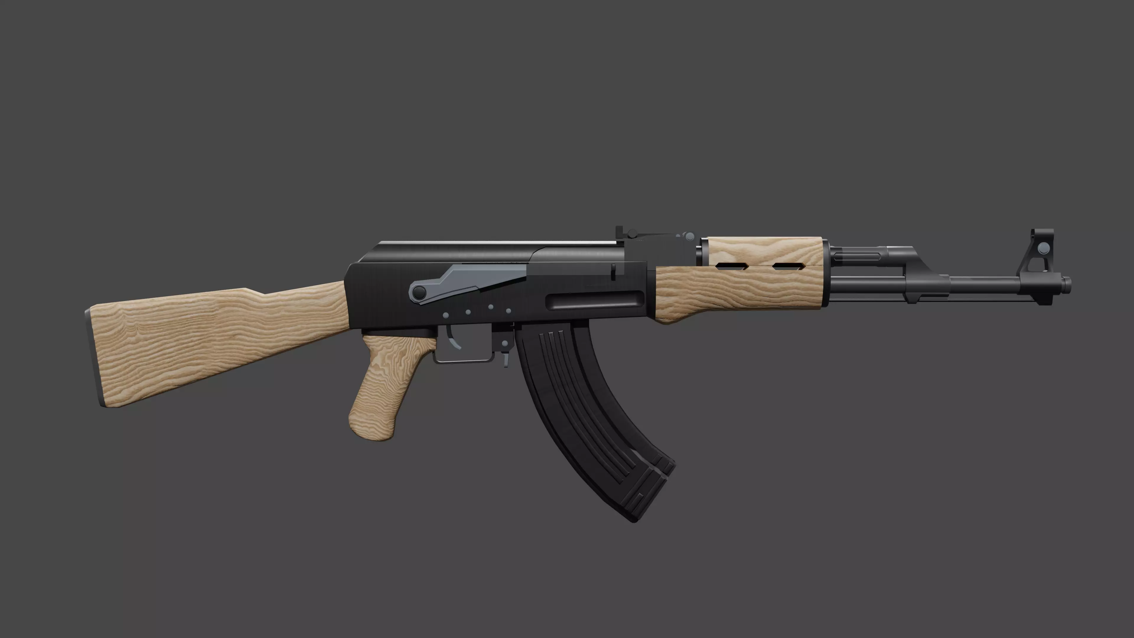 Ak-47 ak - rifle 3D model