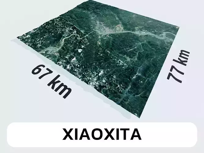 Xiaoxita China City Landscape 3D Model