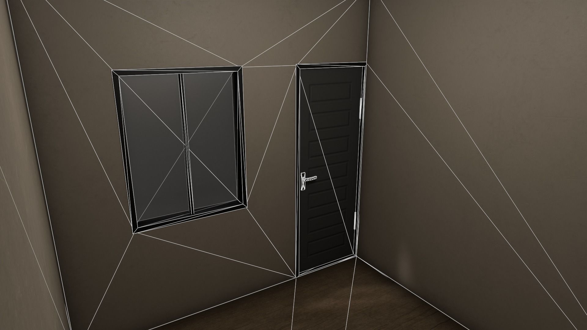 PBR Container House BB V1 Low-poly 3D model_16