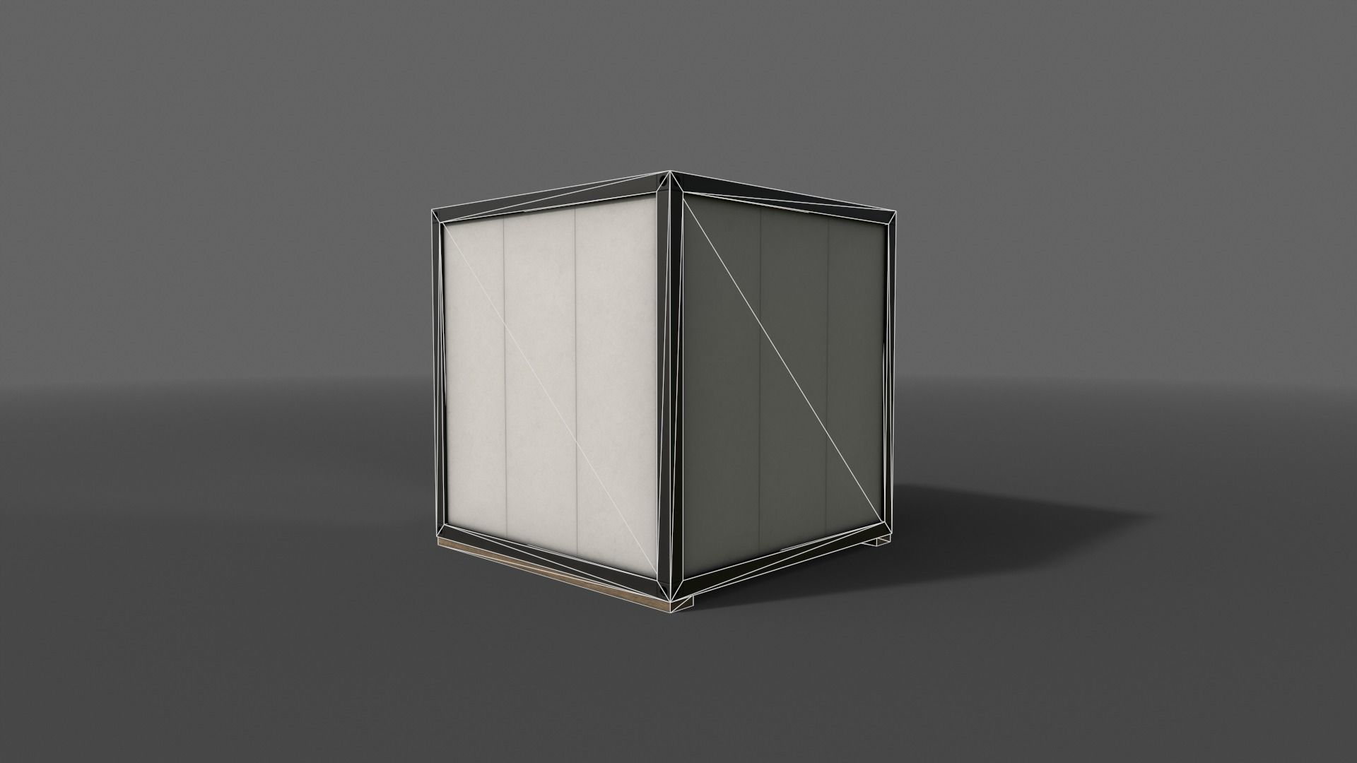 PBR Container House BB V1 Low-poly 3D model_17