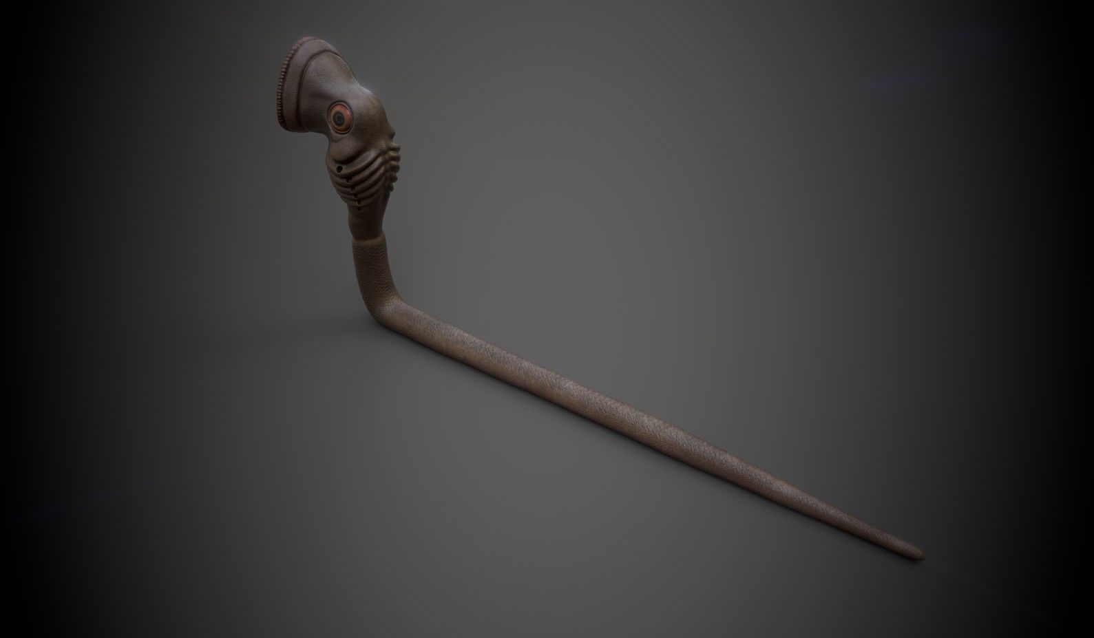 Creep 3 snake Low-poly 3D model_2