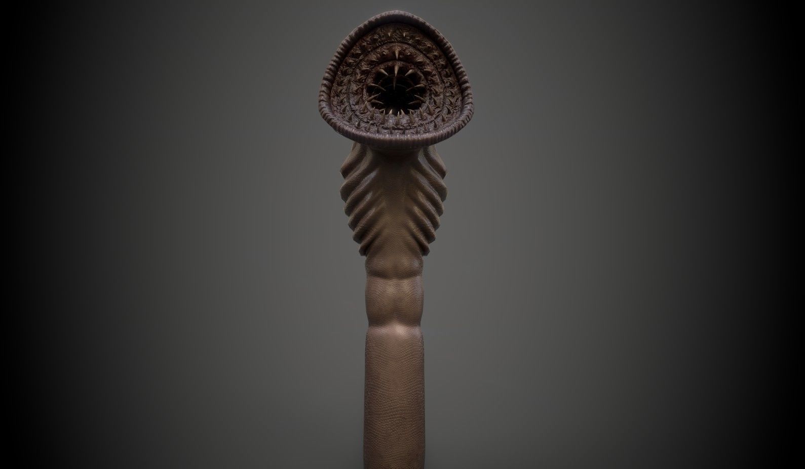 Creep 3 snake Low-poly 3D model_4