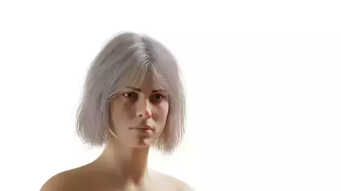 Meila - Woman Character Low-poly 3D model