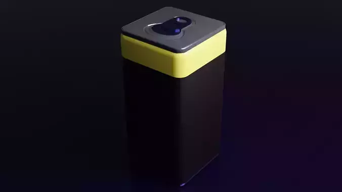 Square Can for Energy drink - Soda - Coke 3D model