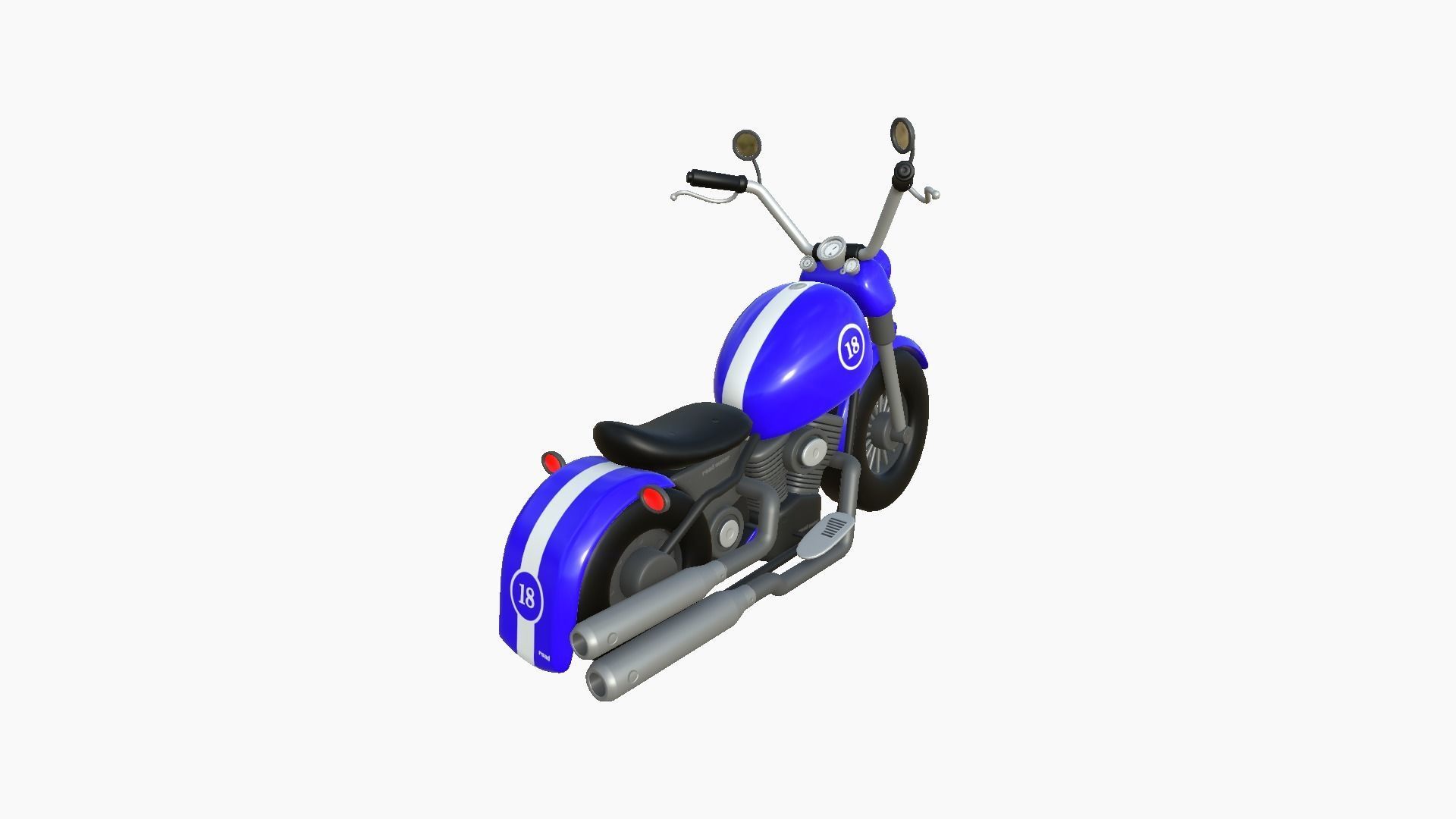 10 Cartoon Karts Blue Collection - Vehicle Racing Design _87