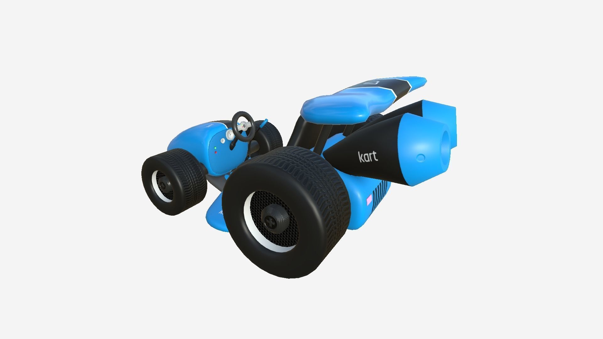 10 Cartoon Karts Blue Collection - Vehicle Racing Design _15