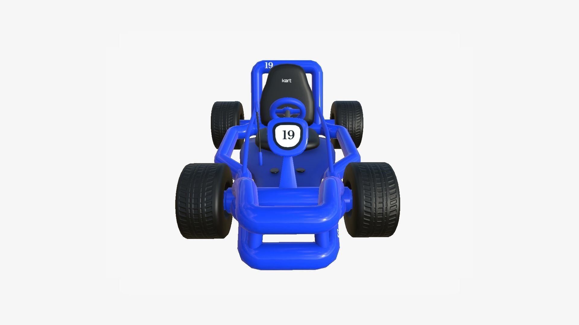 10 Cartoon Karts Blue Collection - Vehicle Racing Design _70