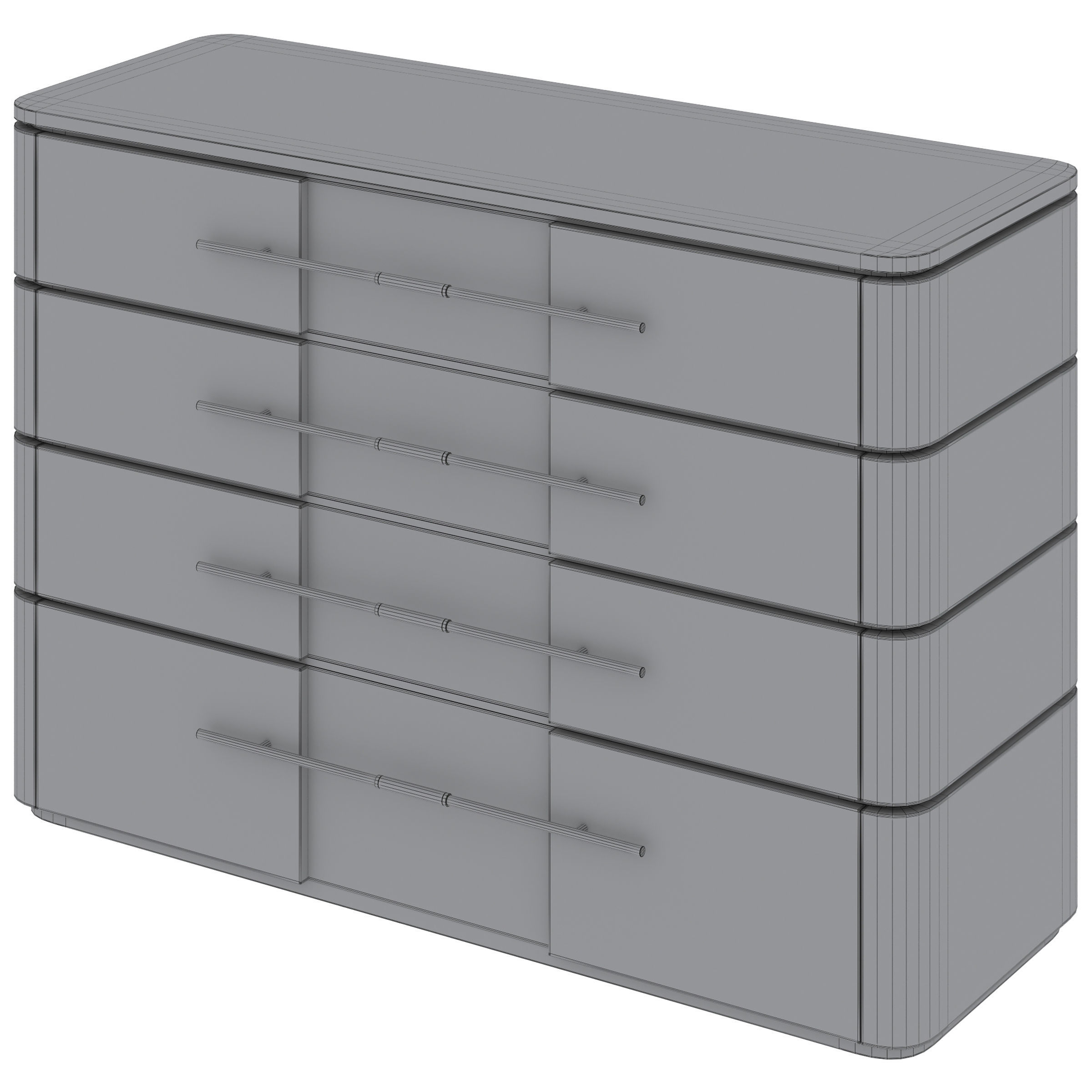 Chest of drawers AGRA by Frato 3D model_4
