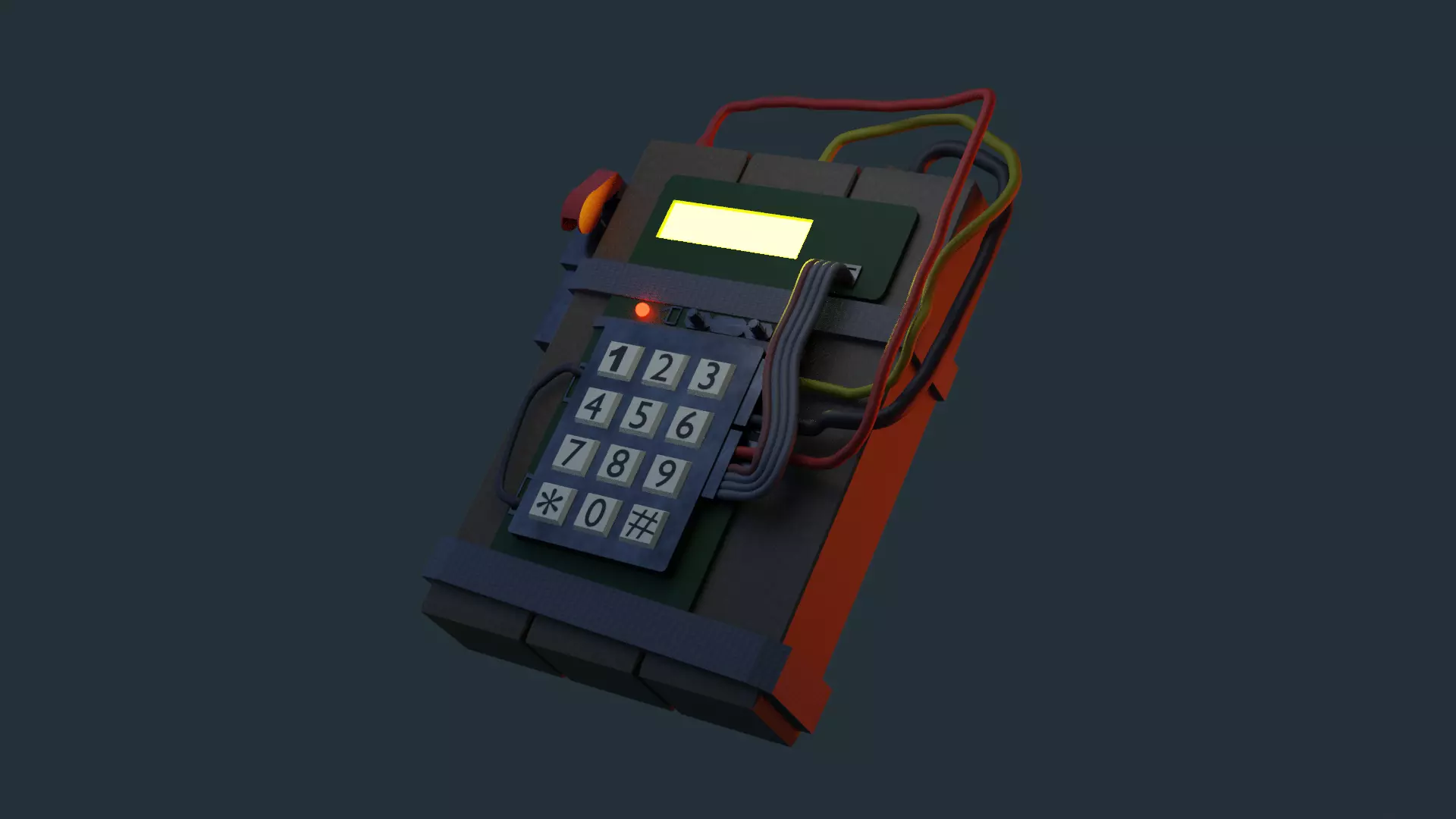 Bomb C4 Free 3D model