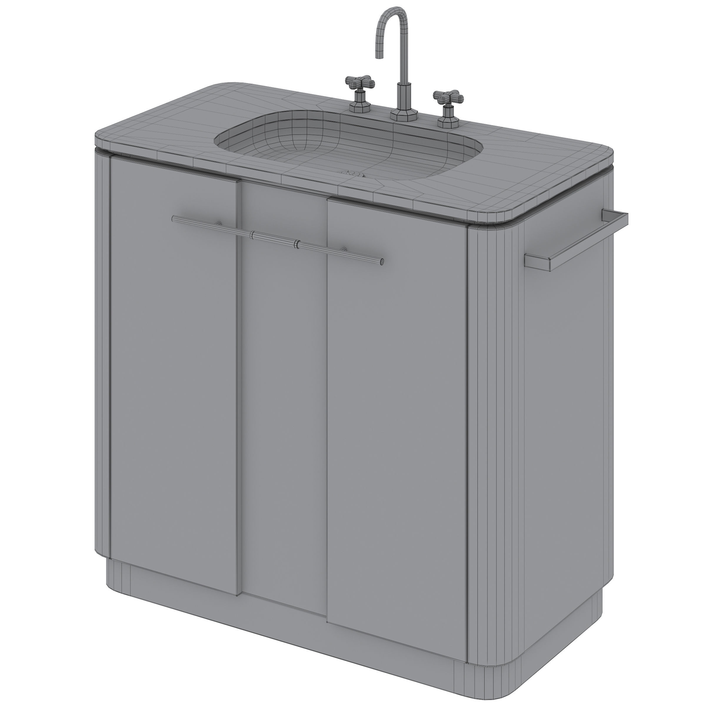 Vanity unit Agra by Frato 3D model_5