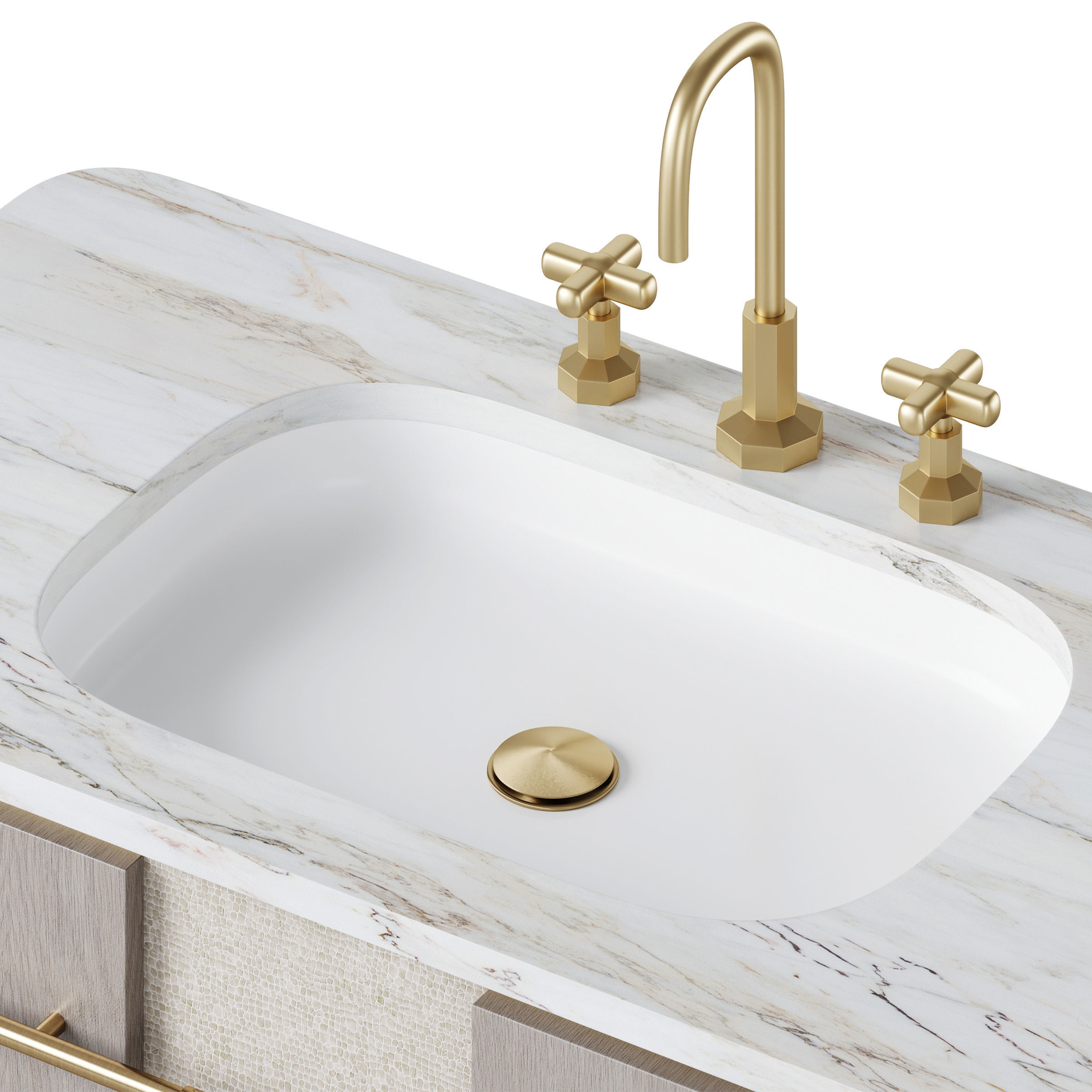 Vanity unit Agra by Frato 3D model_1